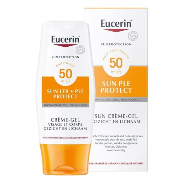Waardig Belang Republikeinse partij De Beste Eucerin Sun PLE Protect Gel-Crème SPF 50 - Dermapro